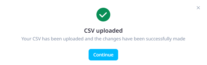 Managing users via CSV
