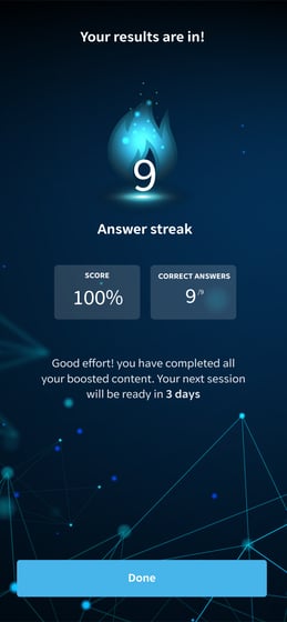 Brain boost countdown