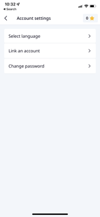 How do I change my password on the learner's app?