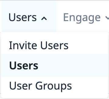 Managing users via CSV