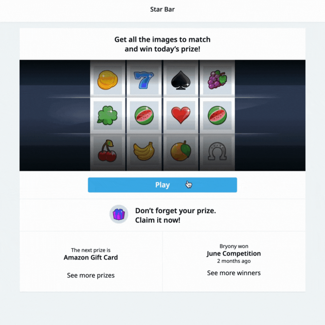 Stars & Prizing Draws