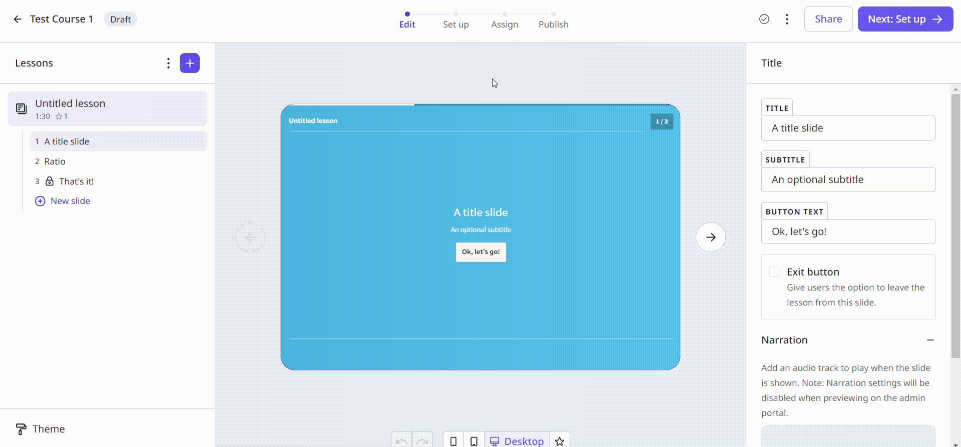 Assign your courses to your learners