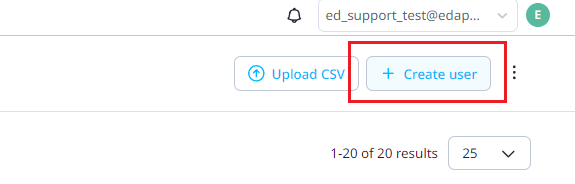 Create a User Manually