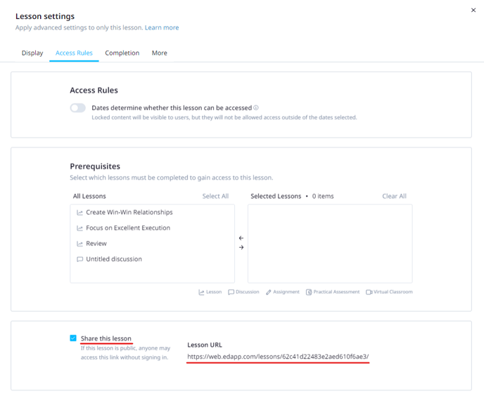 Classroom, Link, ID, URL
