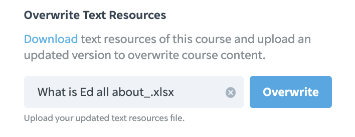 overwrite-text-resources