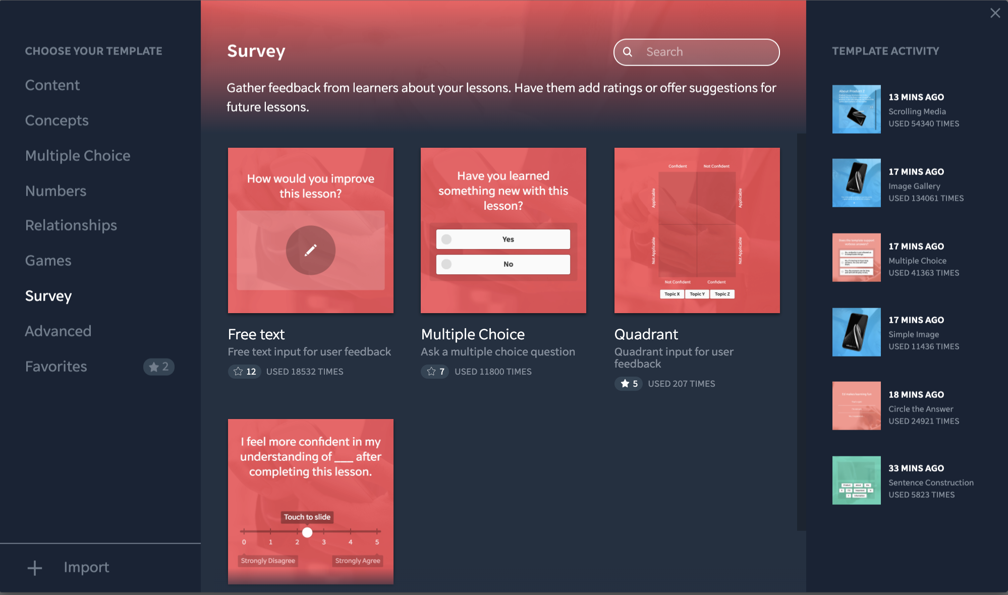 Surveys